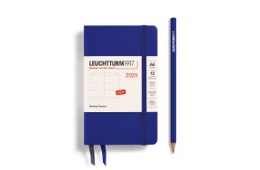 LEUCHTTURM WEEKLY PLANNER 2025 A6 HC 12 MONTHS INK 370783